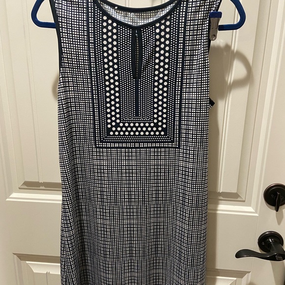 Max Studio Black and White Embellished Mini Dress - Picture 1 of 2